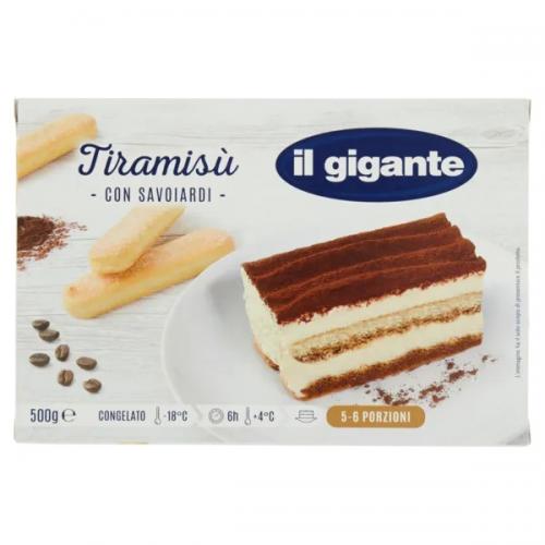 IL GIGANTE Tiramisù con Savoiardi Congelato 500g